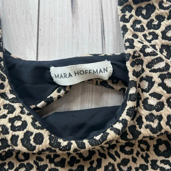 Mara Hoffman Leopard Print Bikini Sz L - Picture 2 of 6